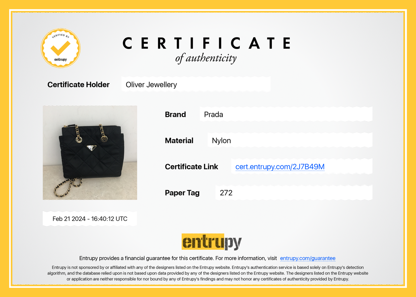 Prada Black Re-Edition 1995 Chaine Re-Nylon Tote bag