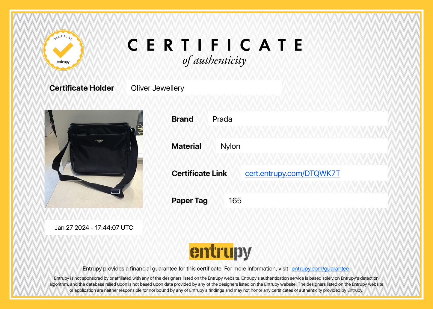 Prada Black Saffiano Leather-Trimmed Tessuto Nylon Messenger Bag