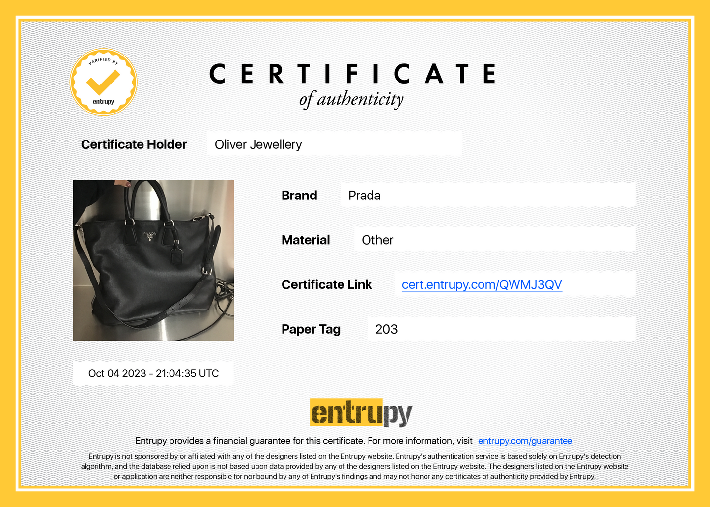 Prada Black Vitello Daino Leather Side Zip Shopping Tote