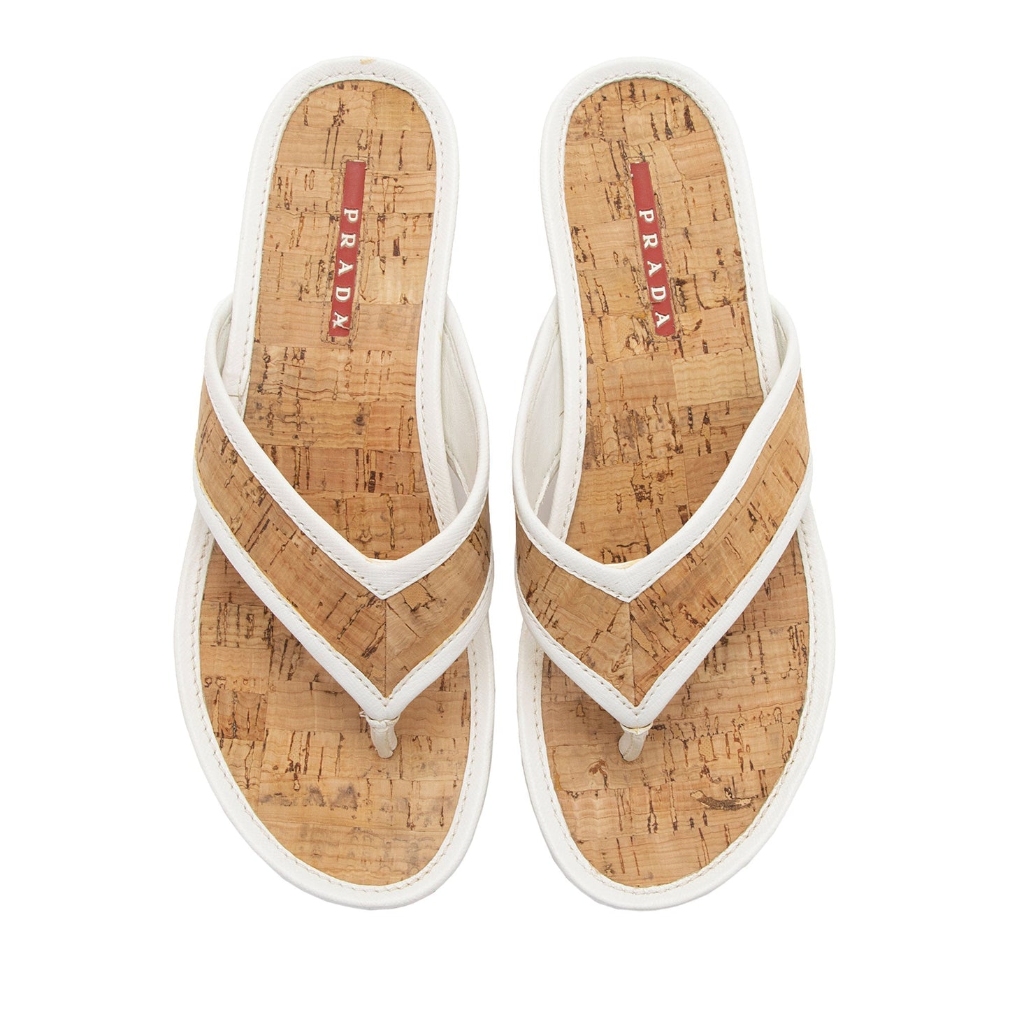 Prada Cork Platform Wedges - Size 6.5 / 36.5 (SHF-A6rchp)