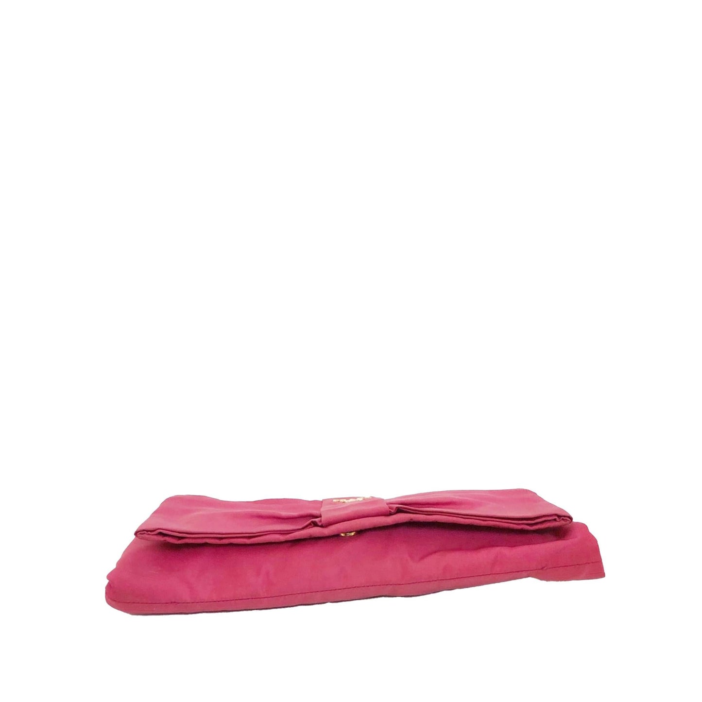 Prada Fiocco Bow Tessuto Clutch Bag (SHG-w0scxx)