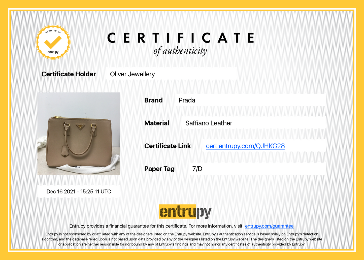 Prada Medium Saffiano Galleria Double Zip Tote