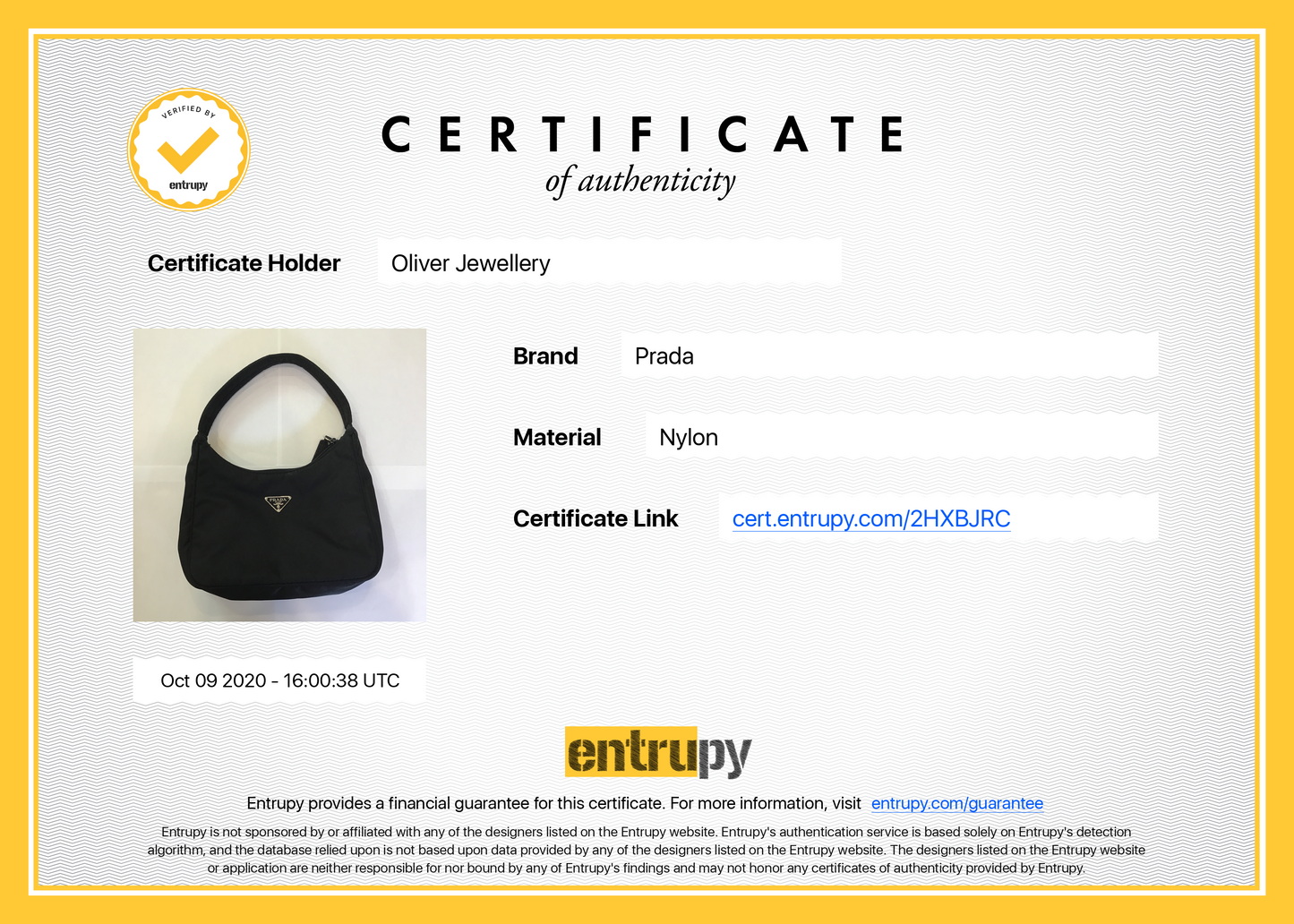 Prada Tessuto Nylon Sport Mini Bag