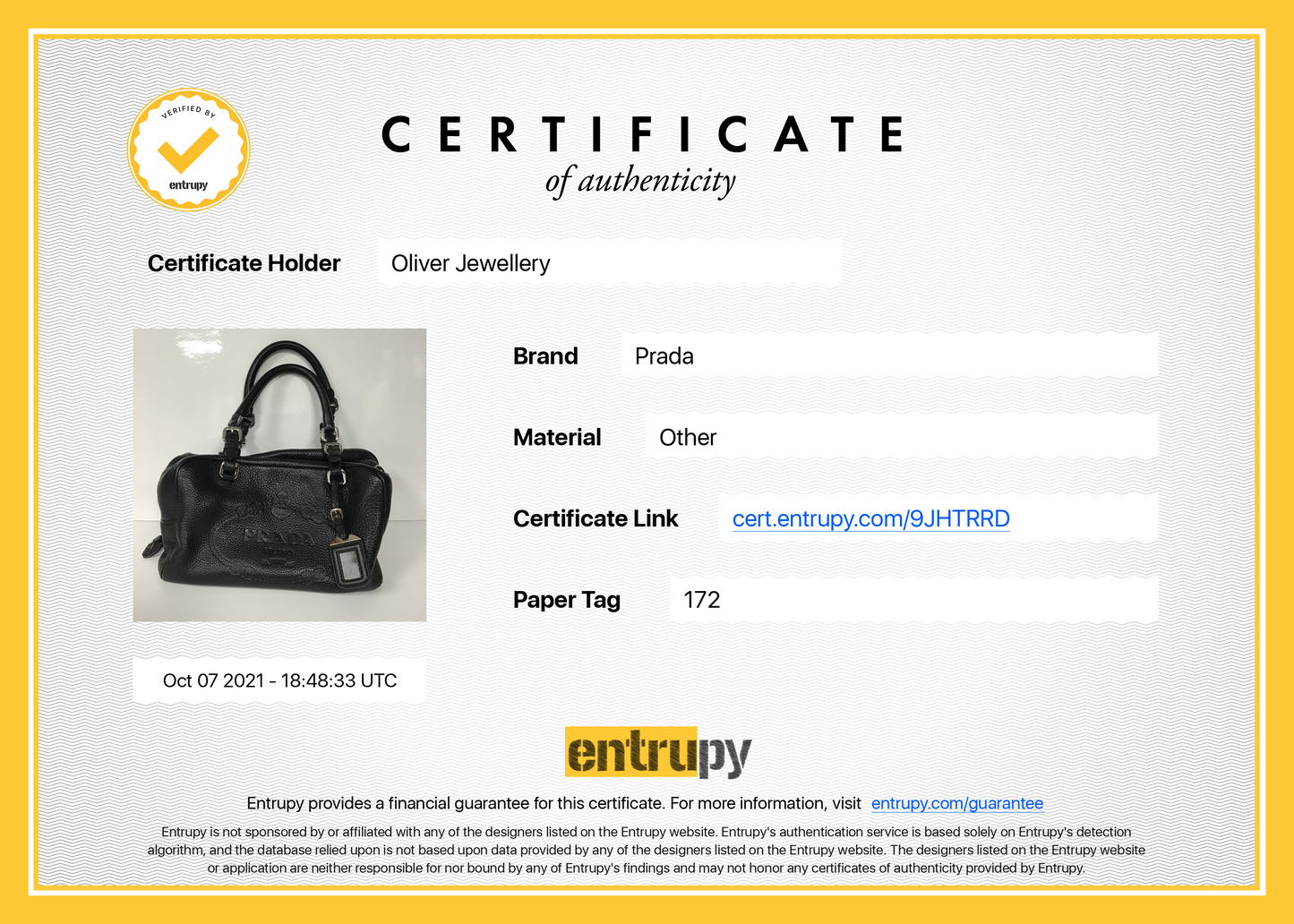 Prada Vitello Daino Medium Bauletto Logo Bag