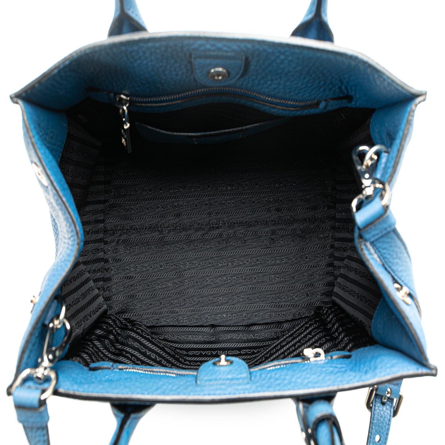 Prada Vitello Daino Open Convertible Tote (SHG-VTHUUU)