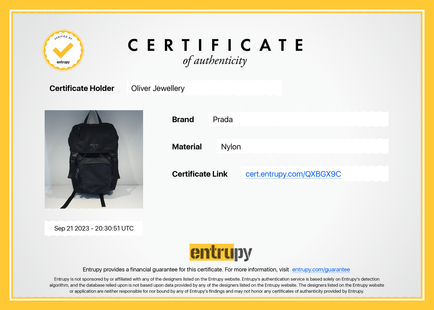 Prada x Adidas 2022 Black Re-Nylon and Saffiano Leather Backpack