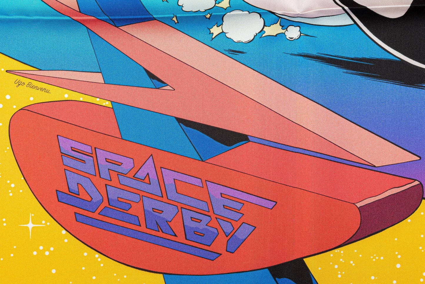 Hermes New Space Derby Silk Scarf