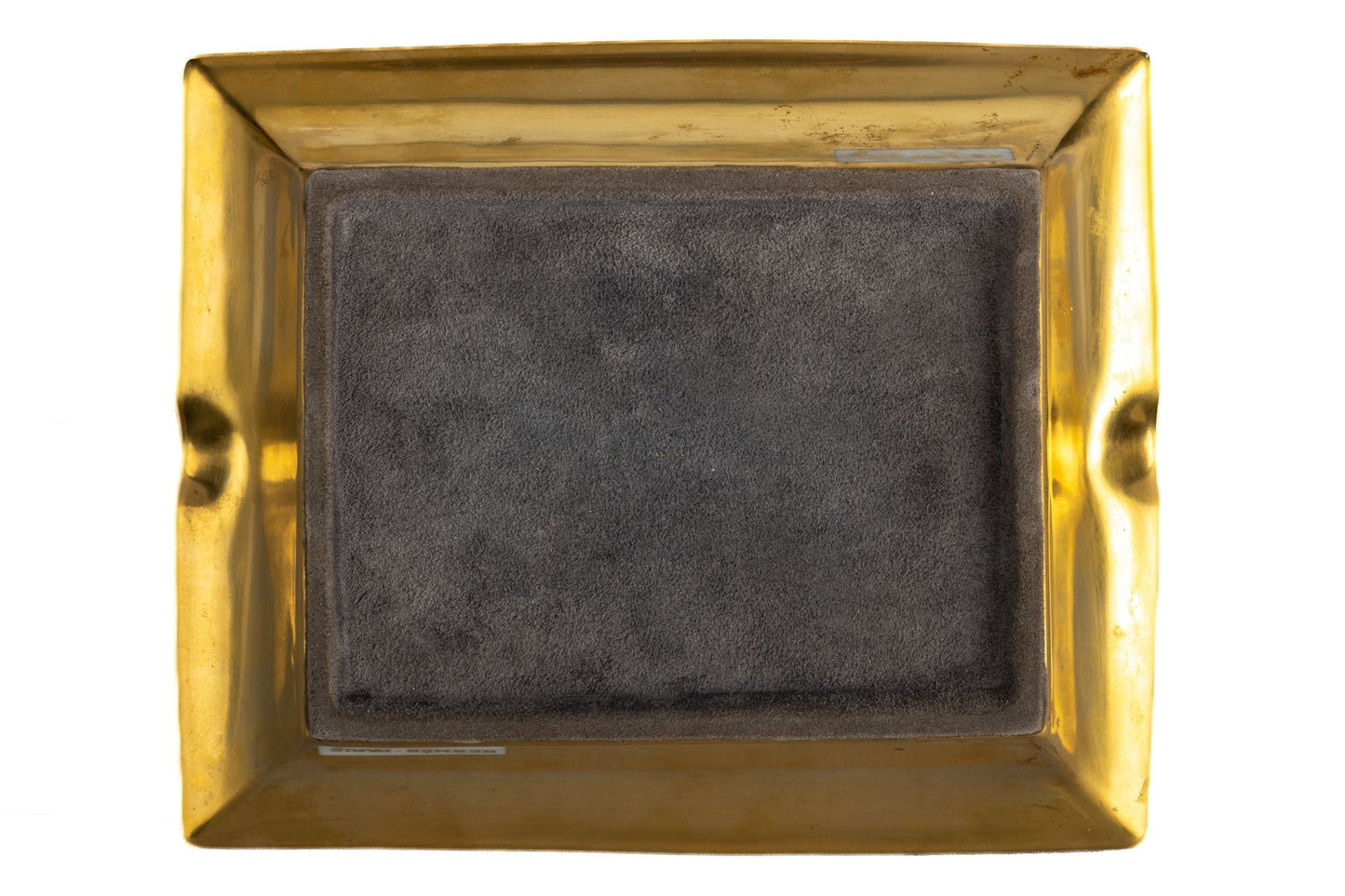 Hermes Samurai Gold Porcelaine Ashtray