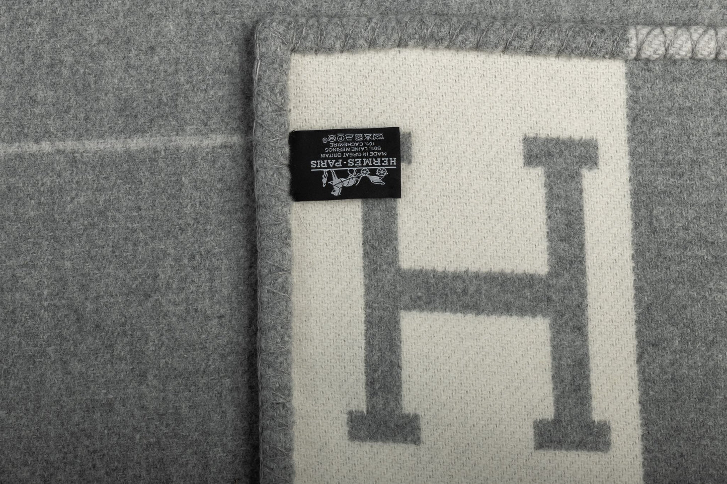 Hermes New Grey Avalon Blanket