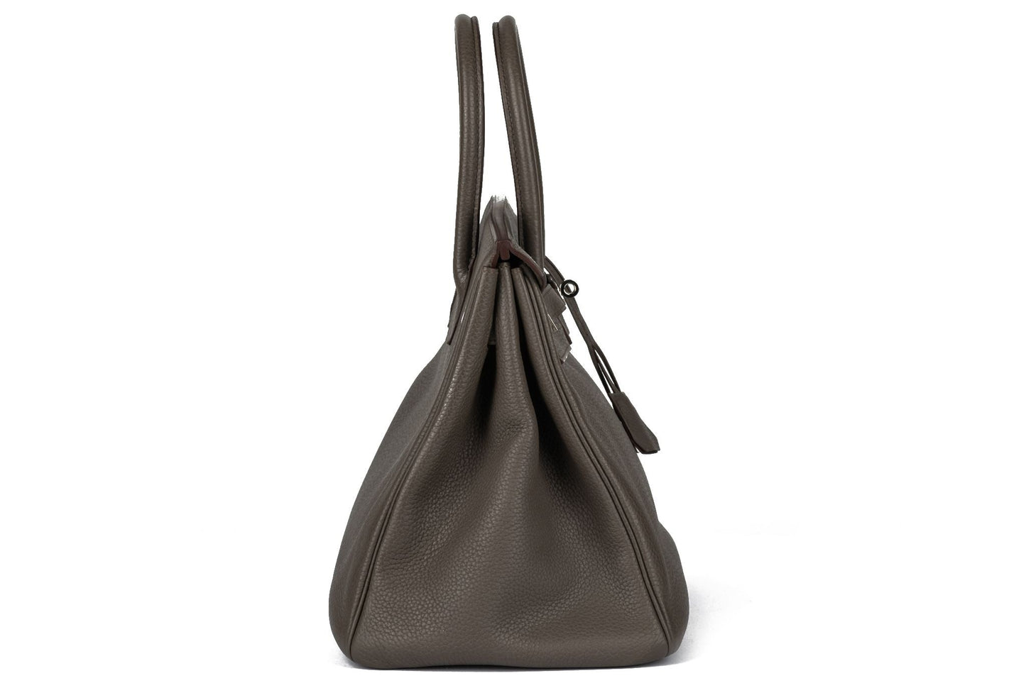 Hermes Birkin 35 Etain Clemence Leather