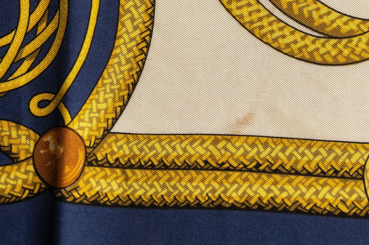 Hermes Silk Twill Brandebourg