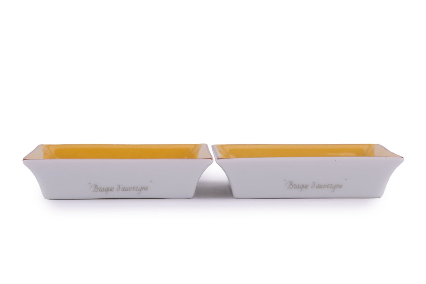 Hermes Pair Braque Mini Ashtrays