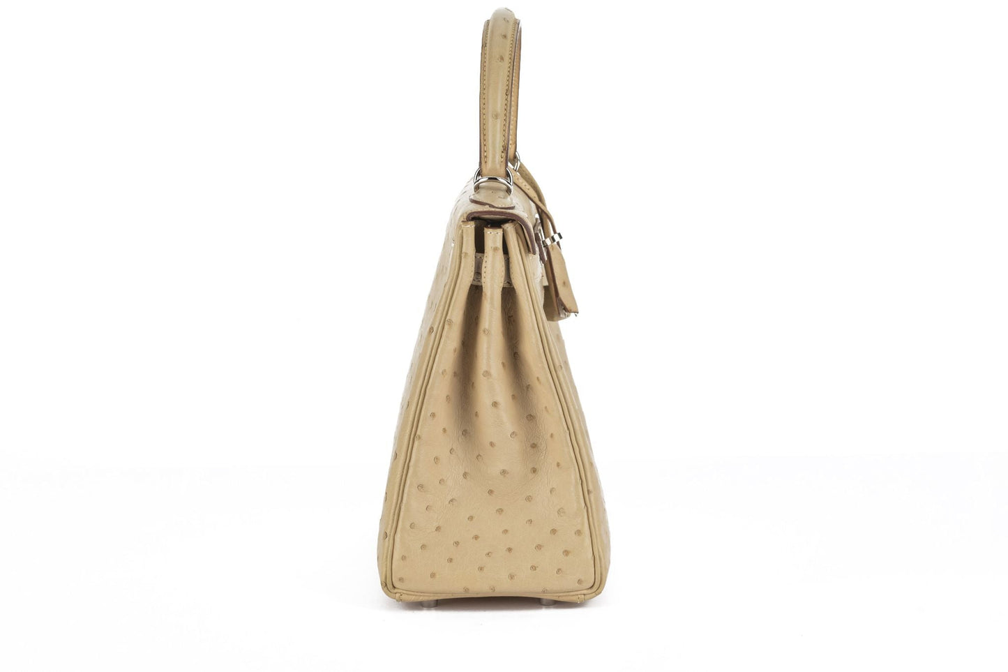Hermes Kelly 28 Ostrich Parchemin