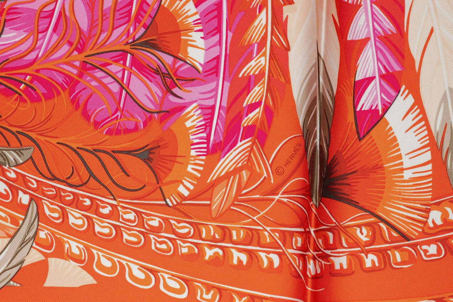 Hermes âœOrange Dance Pacifique✠Scarf