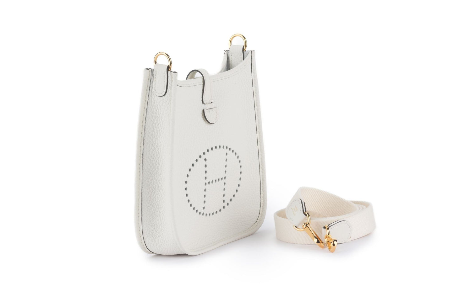Hermes Mini Evelyne Bag Nata NIB