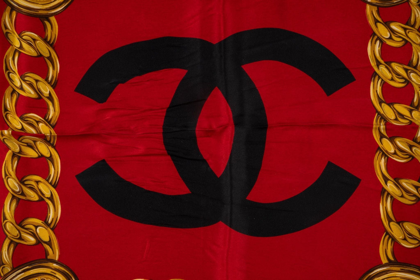 Chanel 31 Rue Chambon Red Scarf