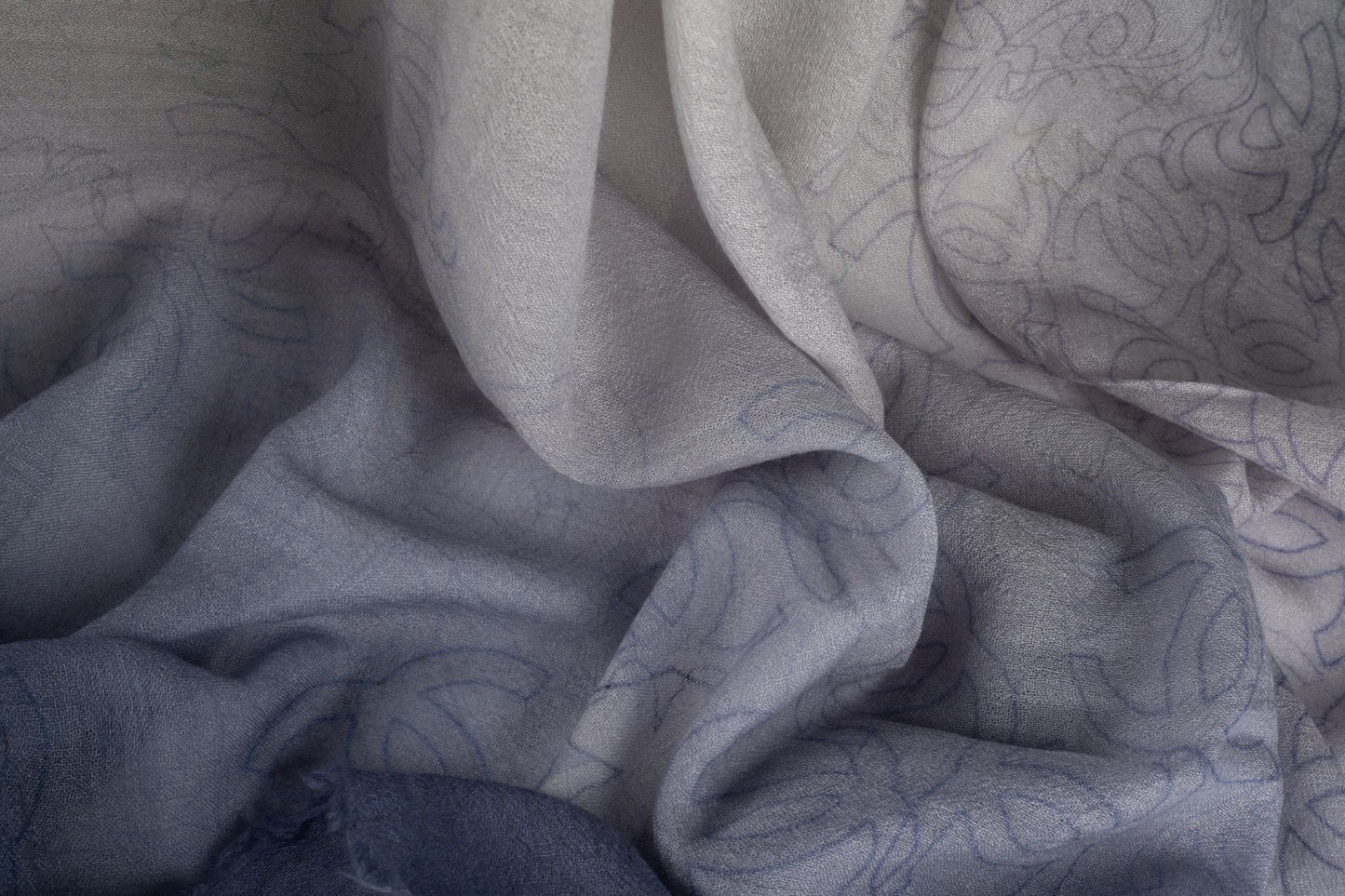 Chanel Ombre Cashmere Space Shawl New