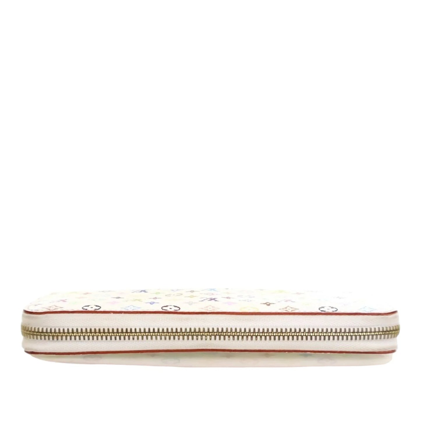 White Louis Vuitton Monogram Multicolore Zippy Long Wallet