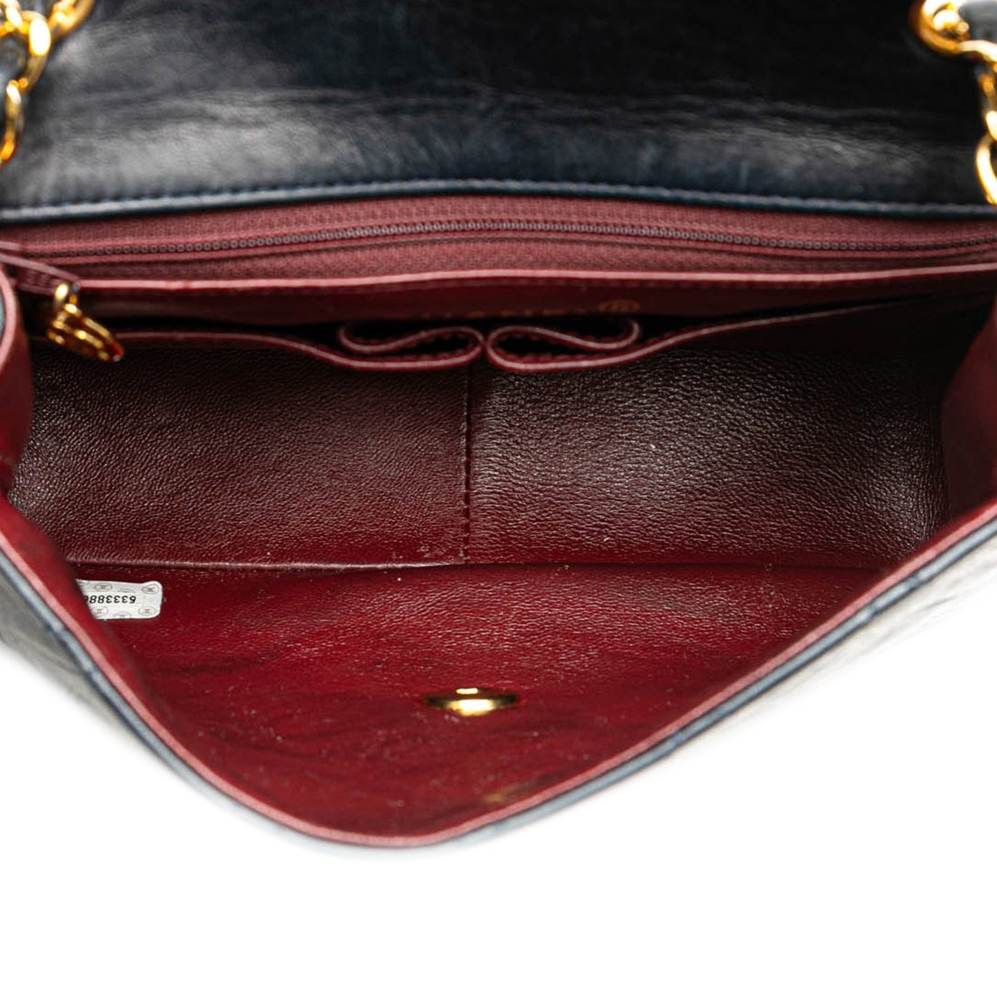 Black Chanel Mini Classic Lambskin Single Flap Crossbody Bag