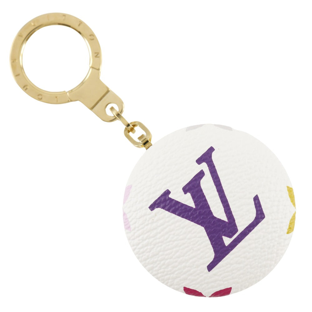 LOUIS VUITTON charm M51911 Monogram Multicolor, Plated Gold White key ring With light Astropill Women d