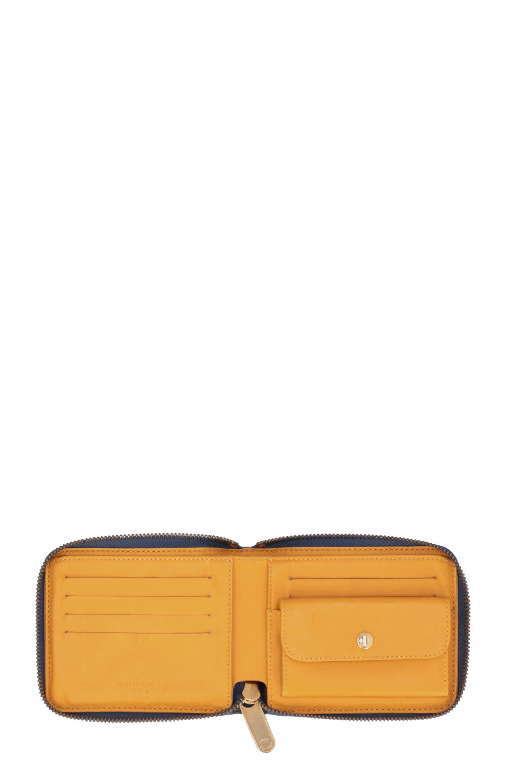 LOUIS VUITTON Zippy Wallet Denim Small