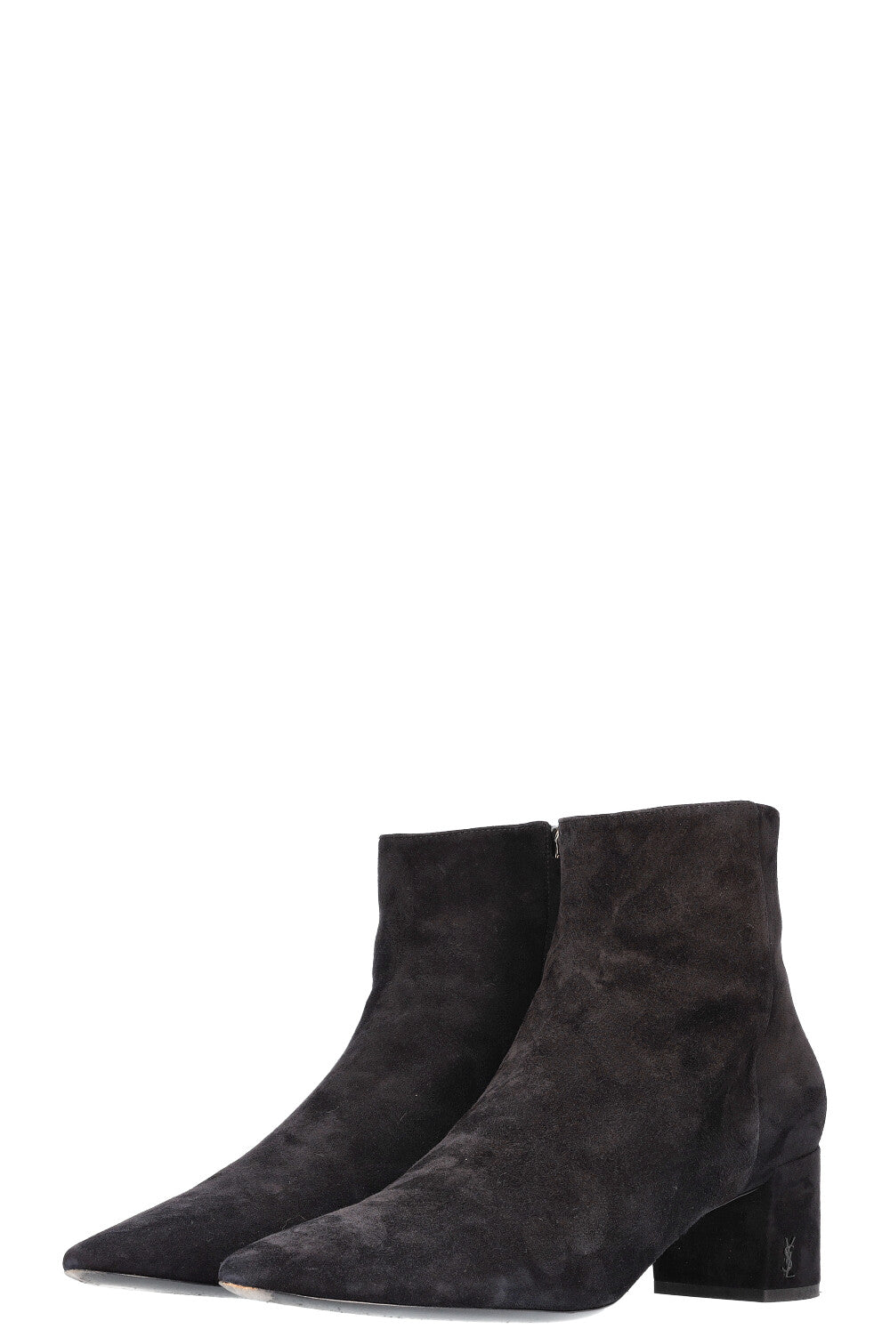 SAINT LAURENT Lou Boots Suede Black
