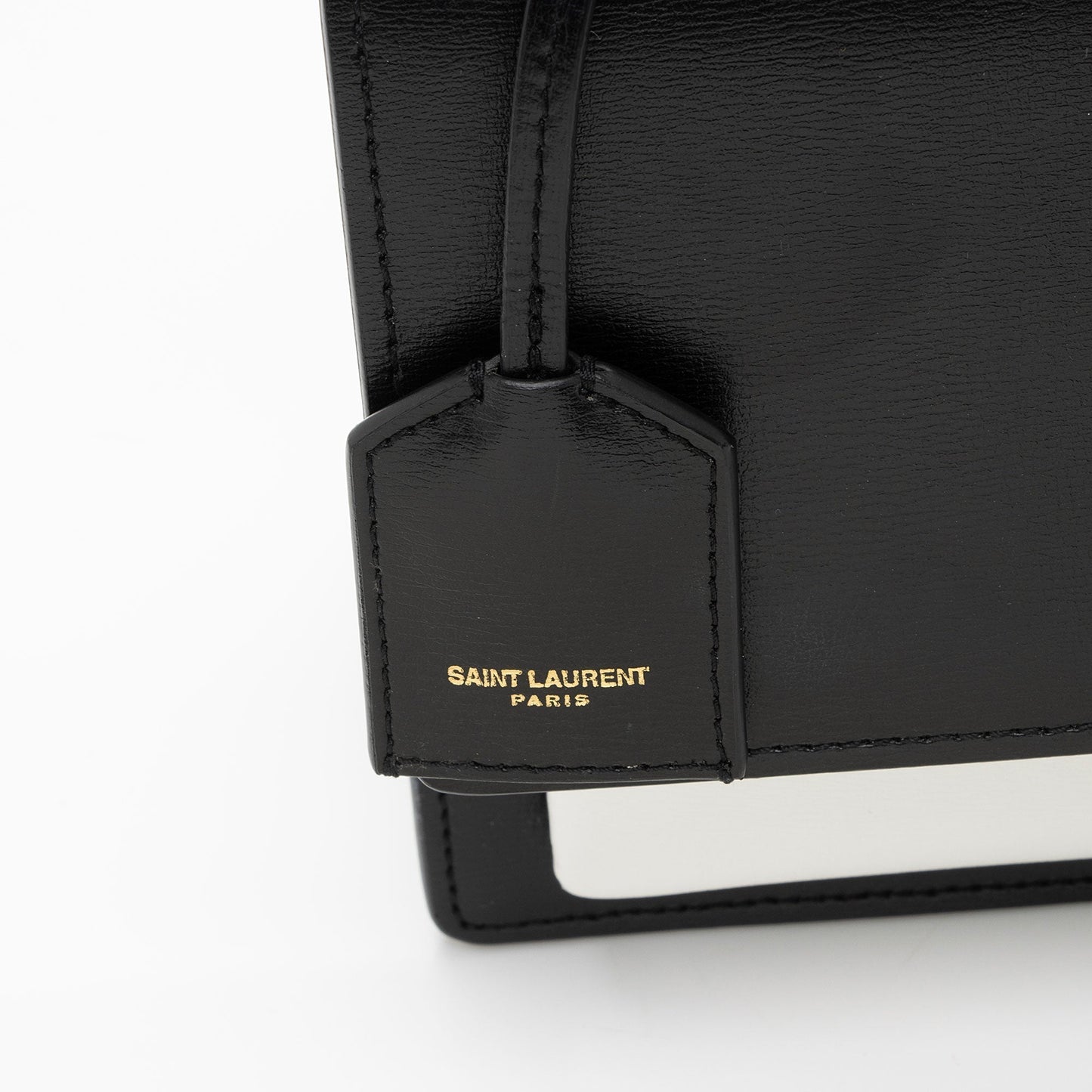 Saint Laurent Bi-Color Grained Calfskin Monogram Sunset Medium Shoulder Bag 1CzWjR