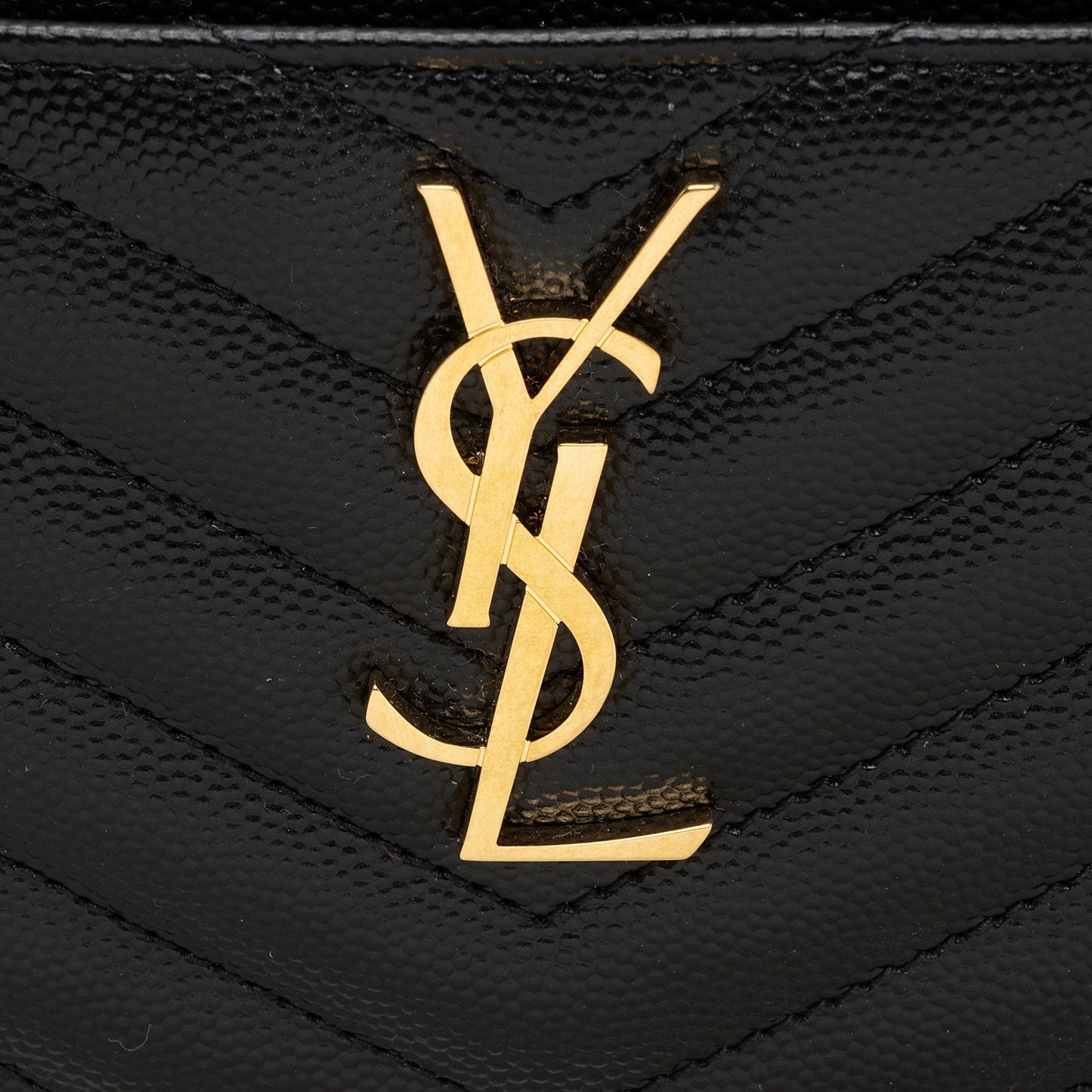 Saint Laurent Matelasse Grain de Poudre Monogram Cassandra Large Pouch O12zWn