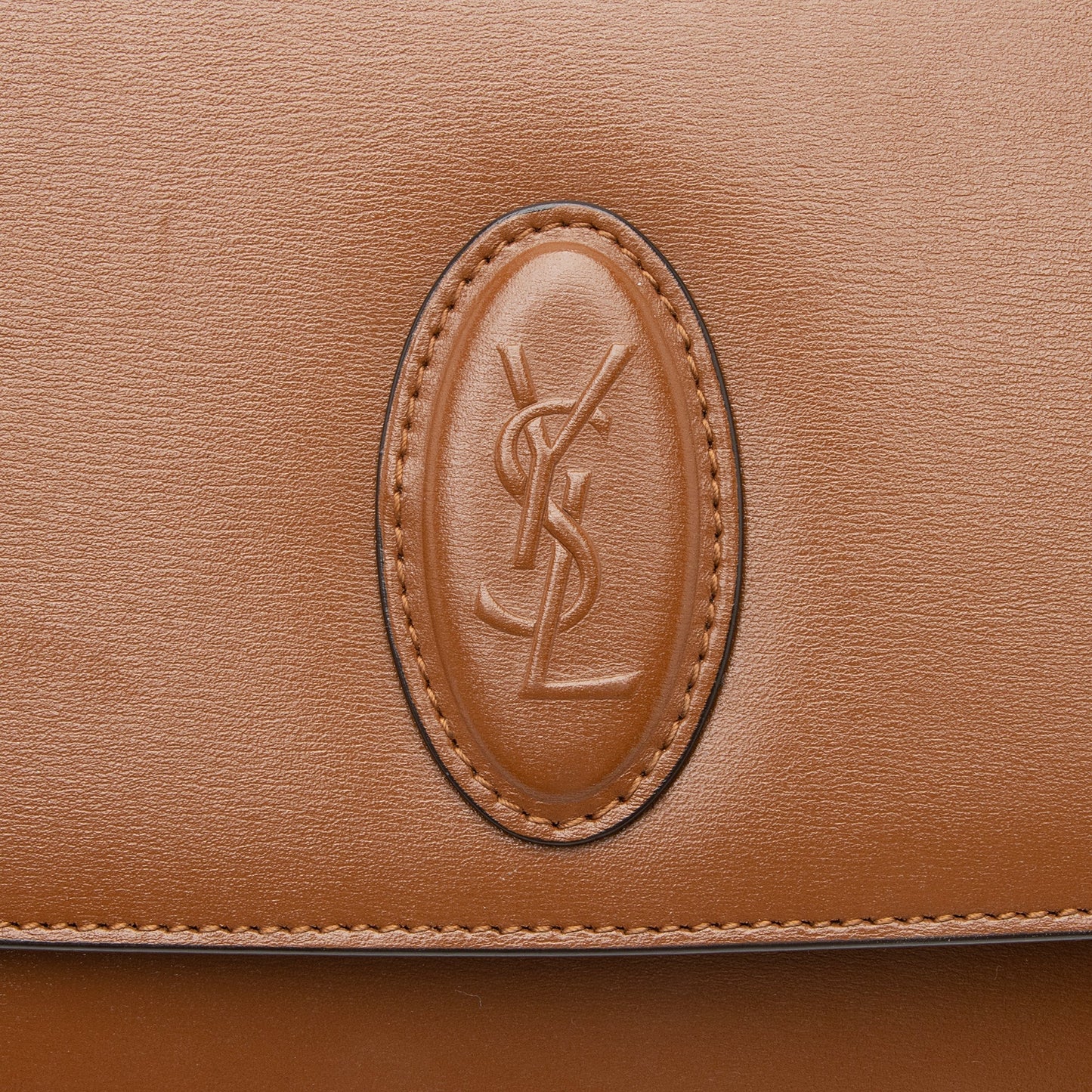 Saint Laurent Smooth Calfskin Monogram Le 61 Saddle Small Crossbody Bag 23810