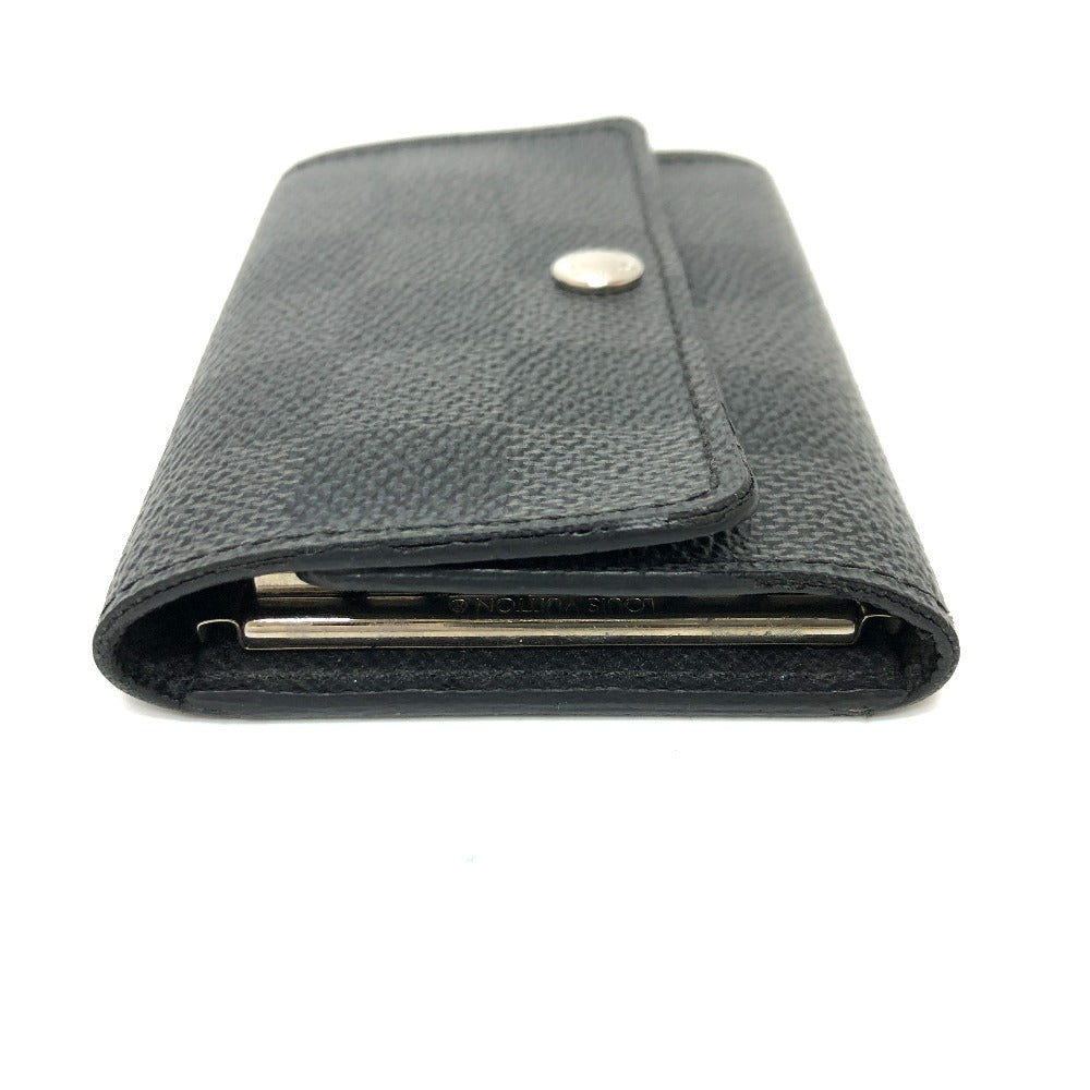 LOUIS VUITTON Key case Key holder N62662 Damier Grafitto Canvas black Damier Grafitte Multicles6 mens