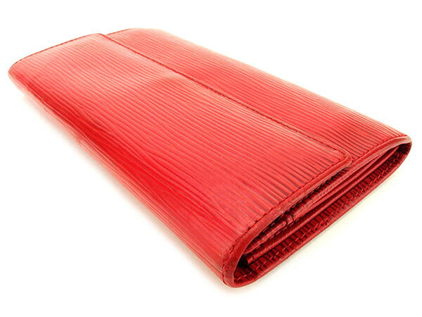 LOUIS VUITTON Long Wallet Purse M63577 Castilian red Pochette Porto Monécredi