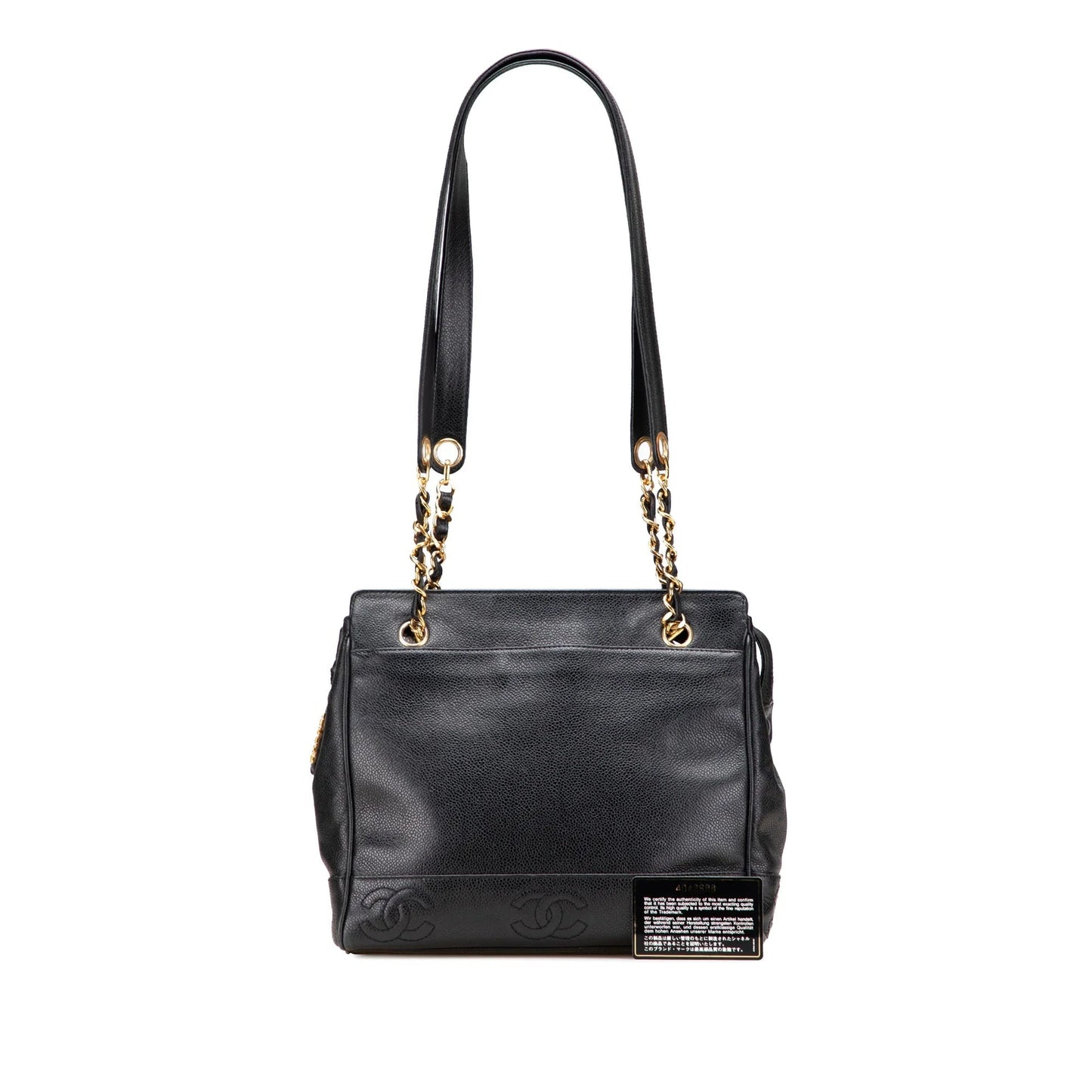 Black Chanel Triple CC Caviar Shoulder Bag