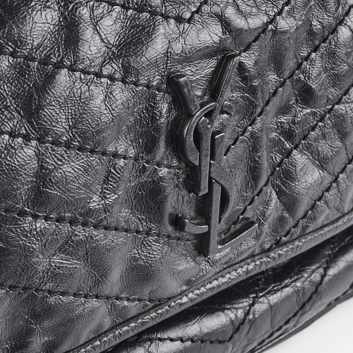 Saint Laurent Niki Large Black Leather