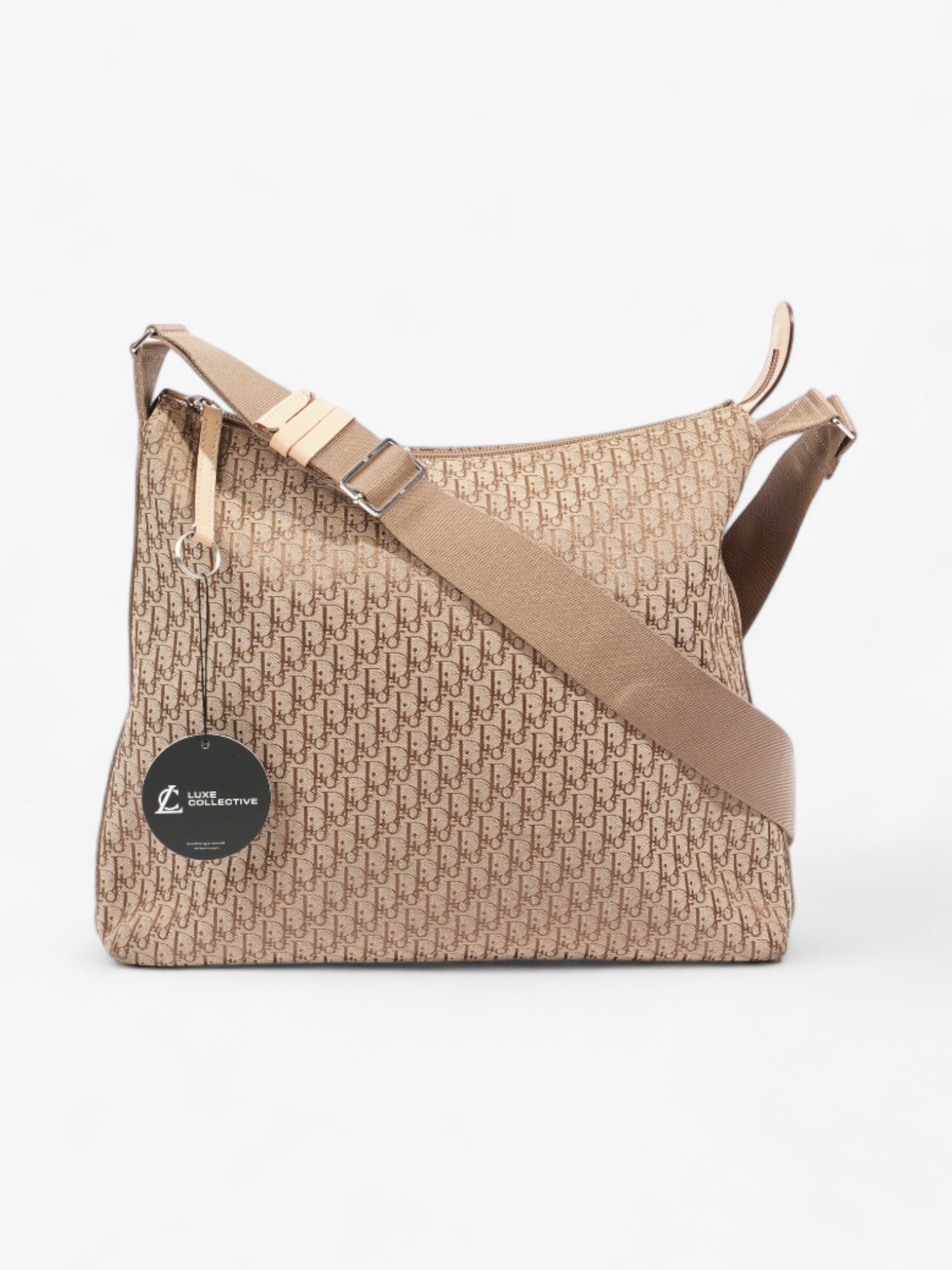 Christian Dior Trotter Beige Oblique Canvas Large