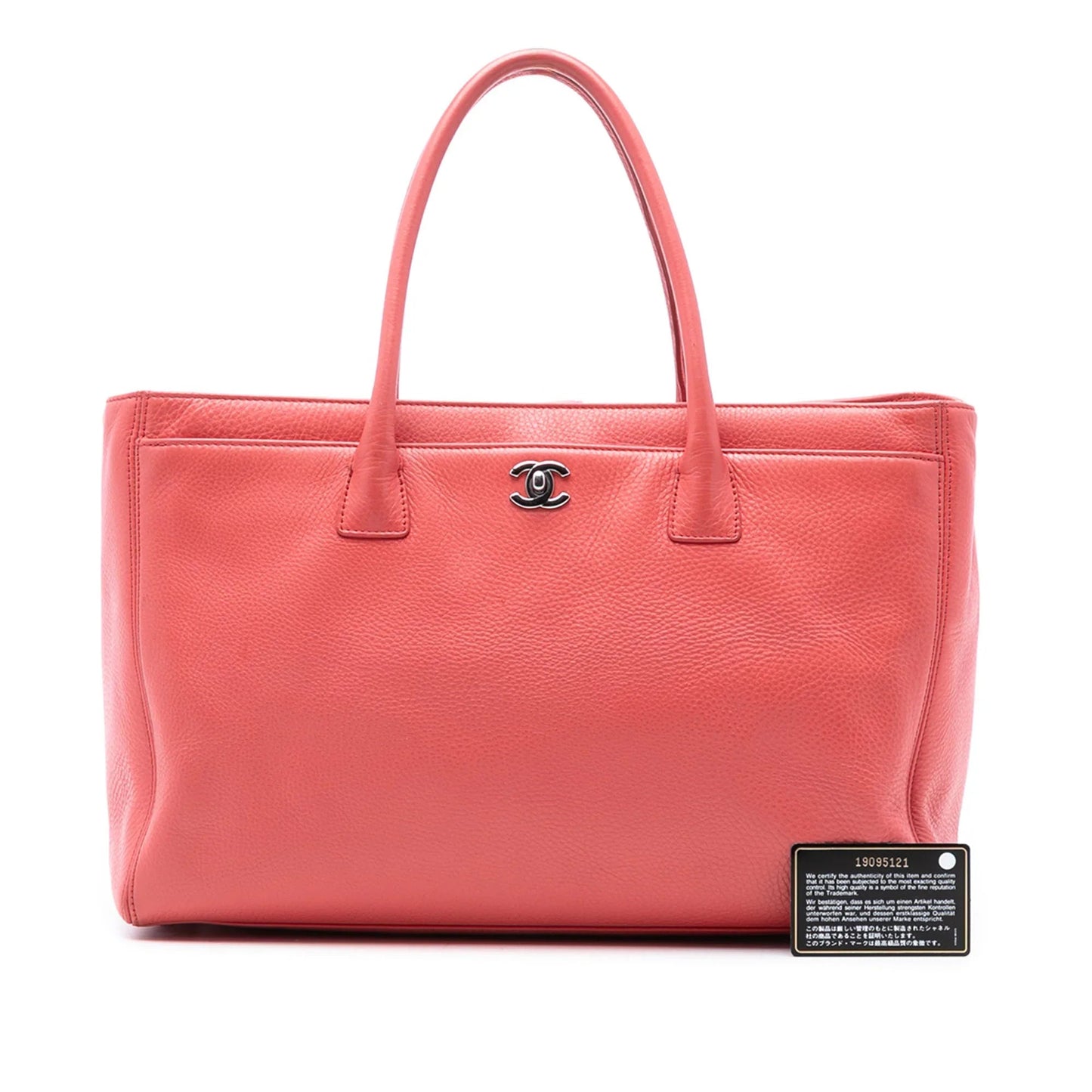 Pink Chanel Medium Calfskin Executive Cerf Tote