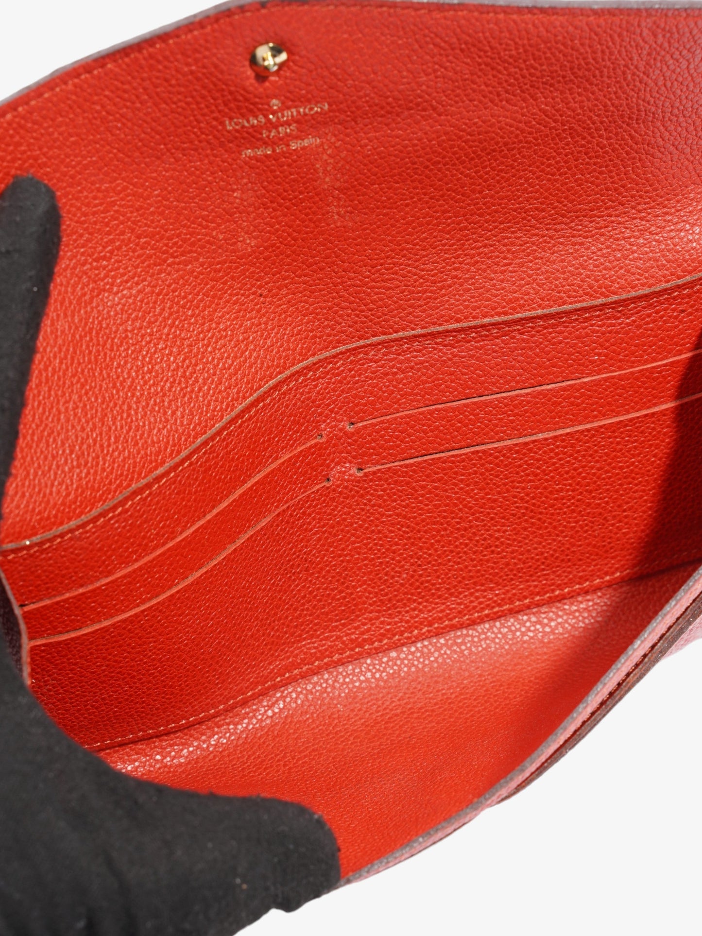 Louis Vuitton Portefeuille Curie Wallet Jaipur Empreinte Leather