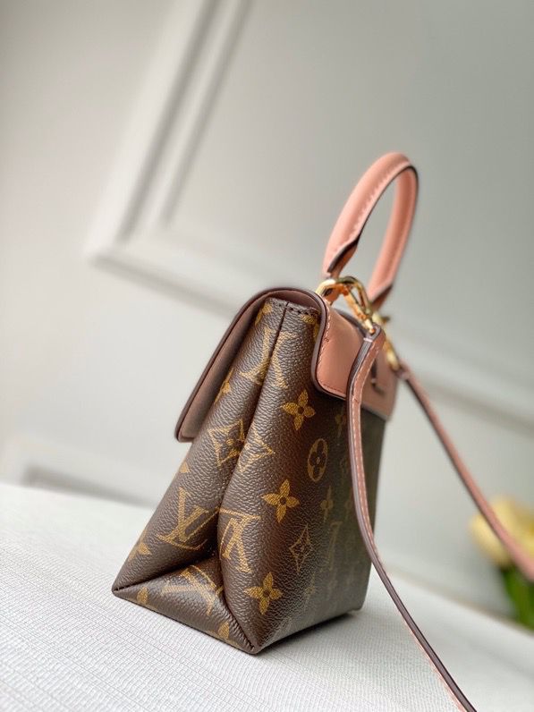 Top Quality Locky BB Monogram Canvas Rose Poudre Pink For Women, Womens Handbags, Shoulder And Crossbody Bags 7.9in/20cm Top Quality M44080