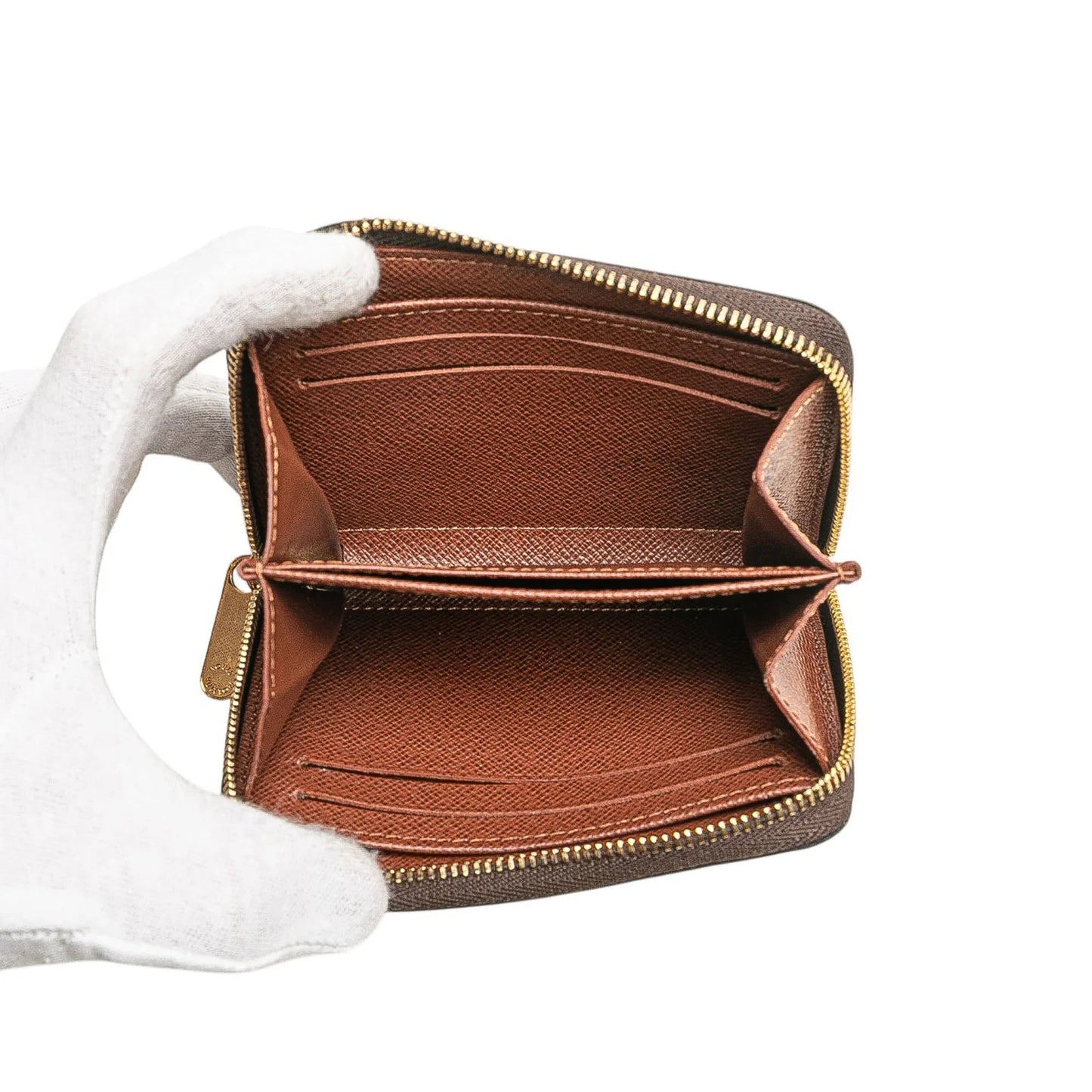 Brown Louis Vuitton Monogram Zippy Coin Purse