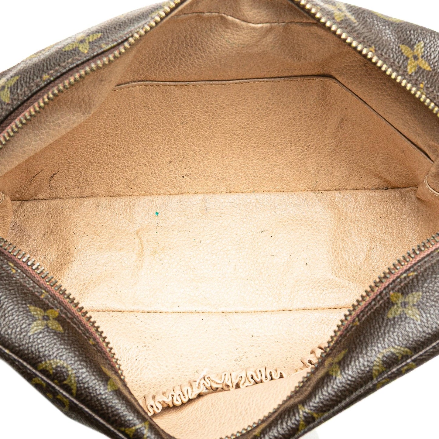 Brown Louis Vuitton Monogram Trousse Toilette 28 Clutch Bag