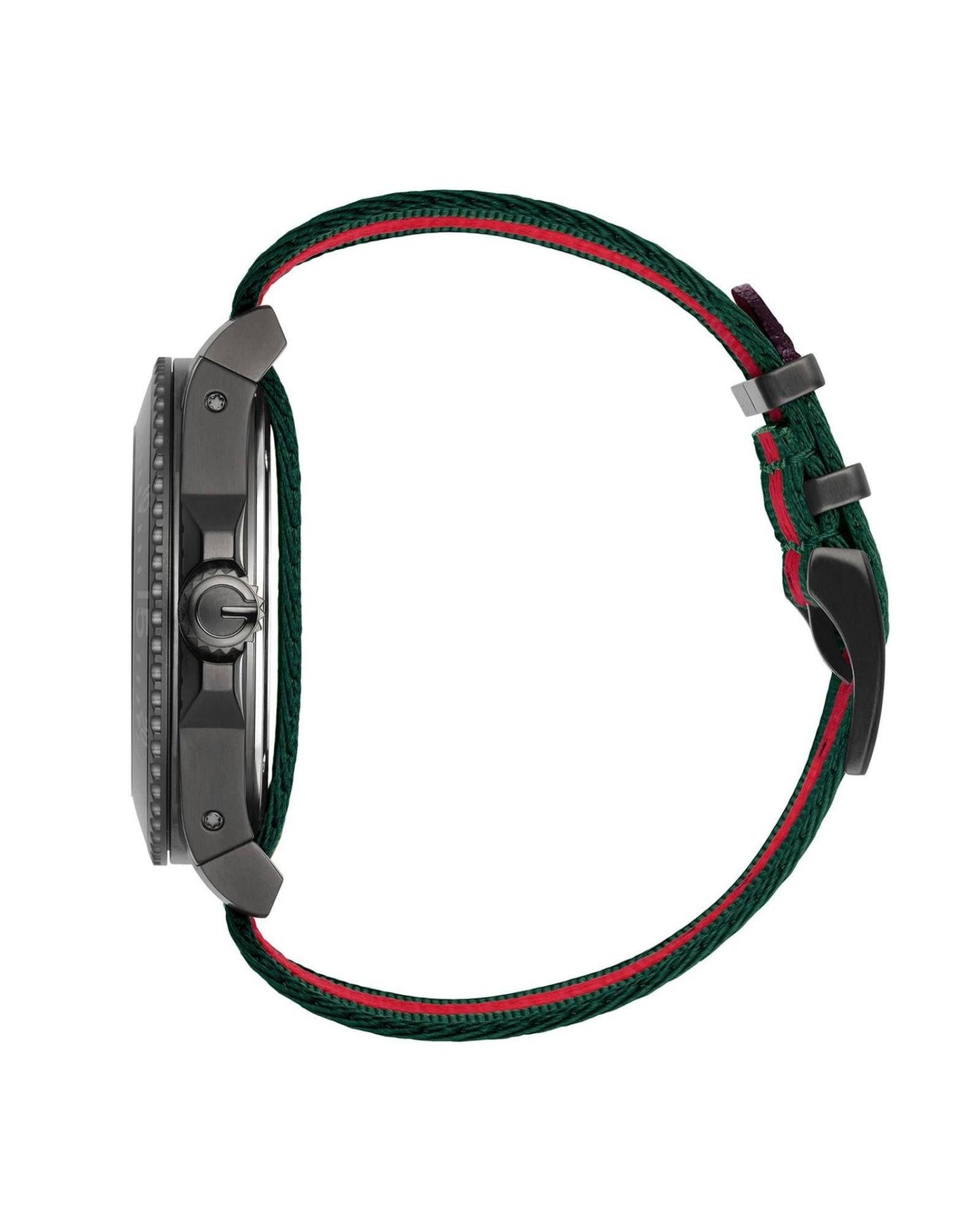 Gucci Dive Bee Embroidery Watch Men Green Watches