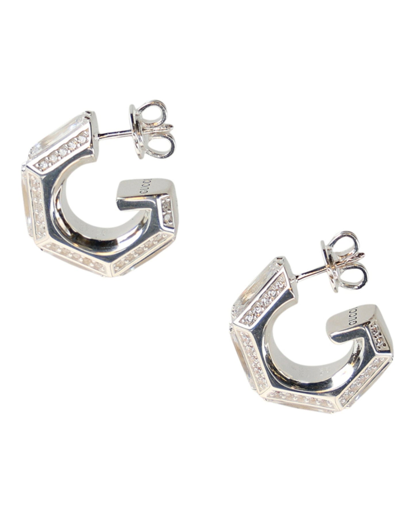 Gucci Womens G Cube Earrings