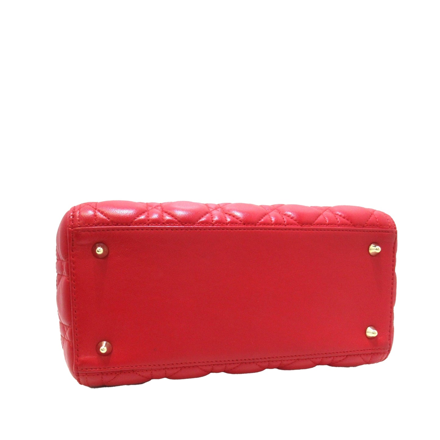 DIORMedium Lambskin Cannage Lady Satchel