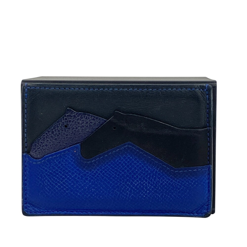 HERMES Card Case Epsom black Made in 2018 Petite Horizontal mens d