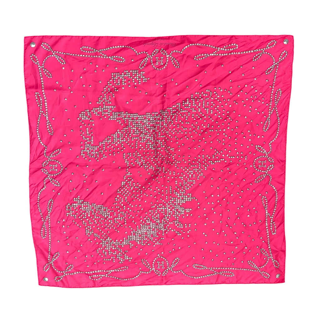 HERMES scarf silk pink Carre90 Cheval de Legende: Legendary Horse Women d