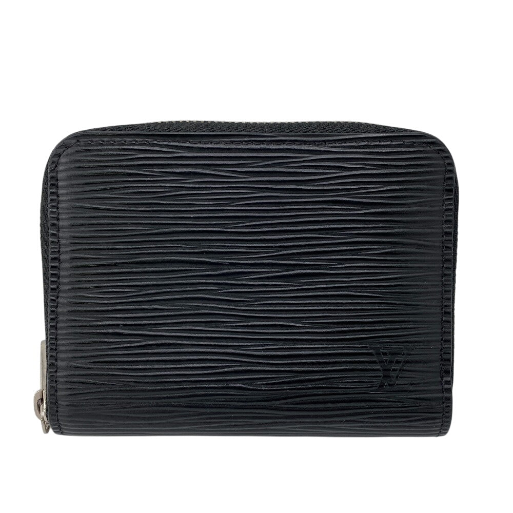 LOUIS VUITTON Coin case M60152 leather black 1 Epi Zip around purse mens(Unisex) d