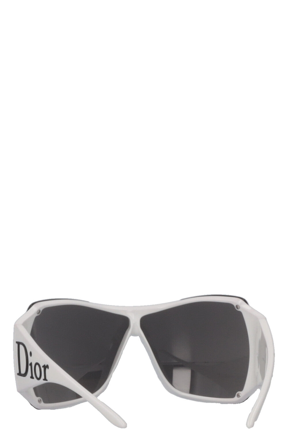 CHRISTIAN DIOR 2000 Overshine Wide Sunglasses Wide White