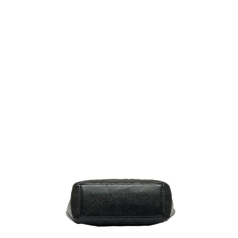 Chanel Cocomark Mattress PT Tortoise Chain HandBag Black Gold Caviar S Chanel