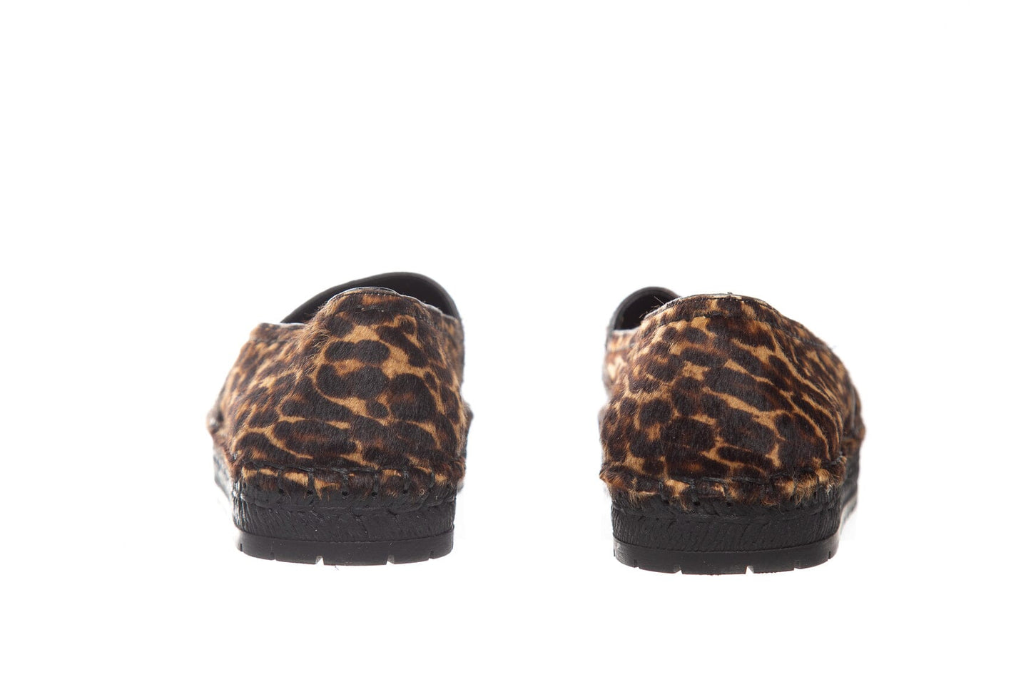 Prada Leopard Print Ponyhair Espadrille SZ 37.5