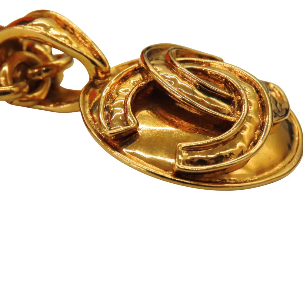Chanel Gold Coco Mark Necklace 94P