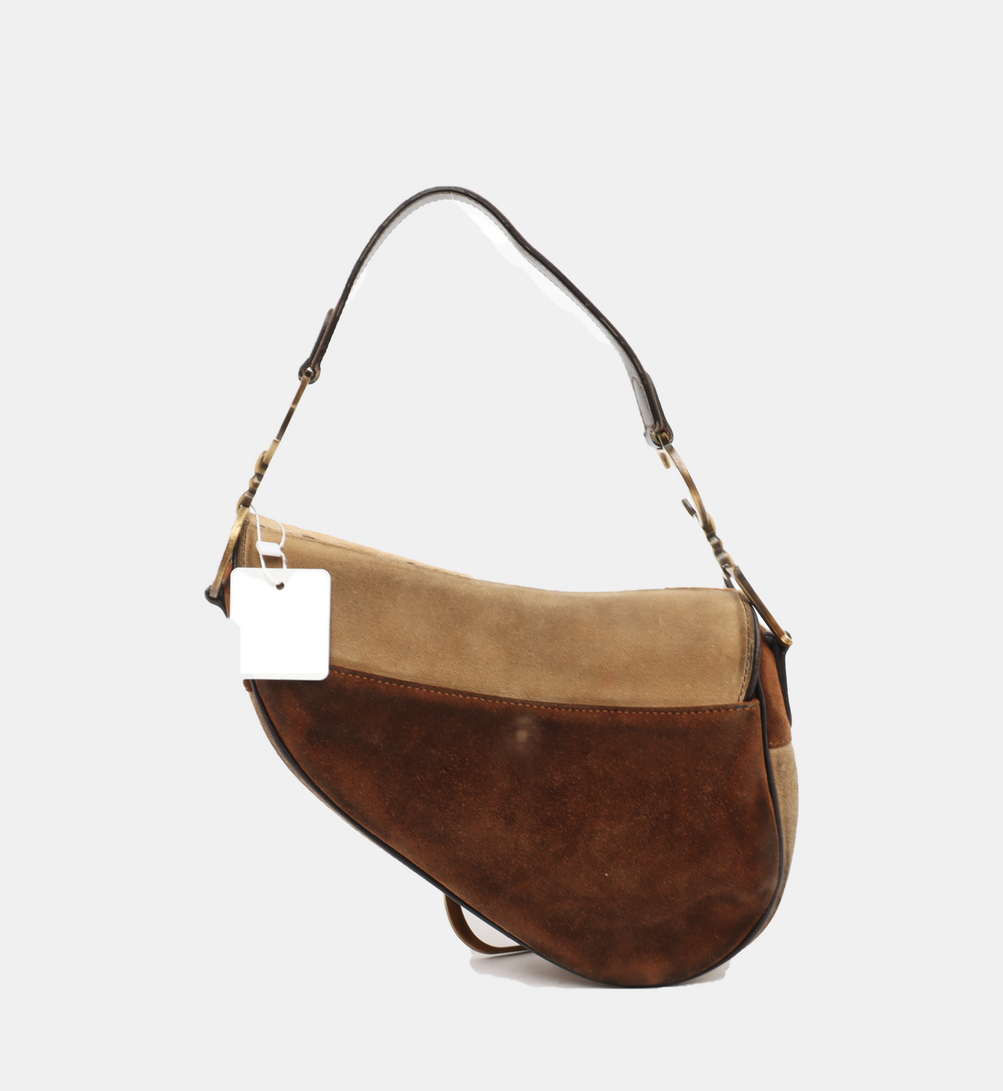 Dior Saddle Brown Suede Medium